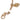 Gotta Be Golden Bracelet Blank with Heart Clasp