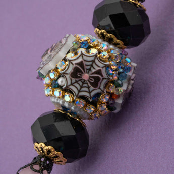 Halloween Boho Bead Strand in Cutie Fly Caught In The Web