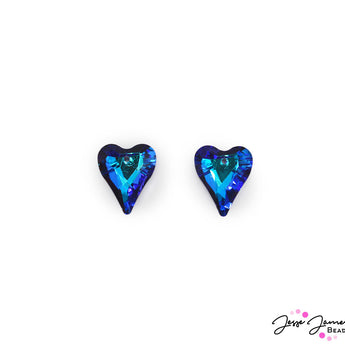 Blue Crystal Bead Pair 
