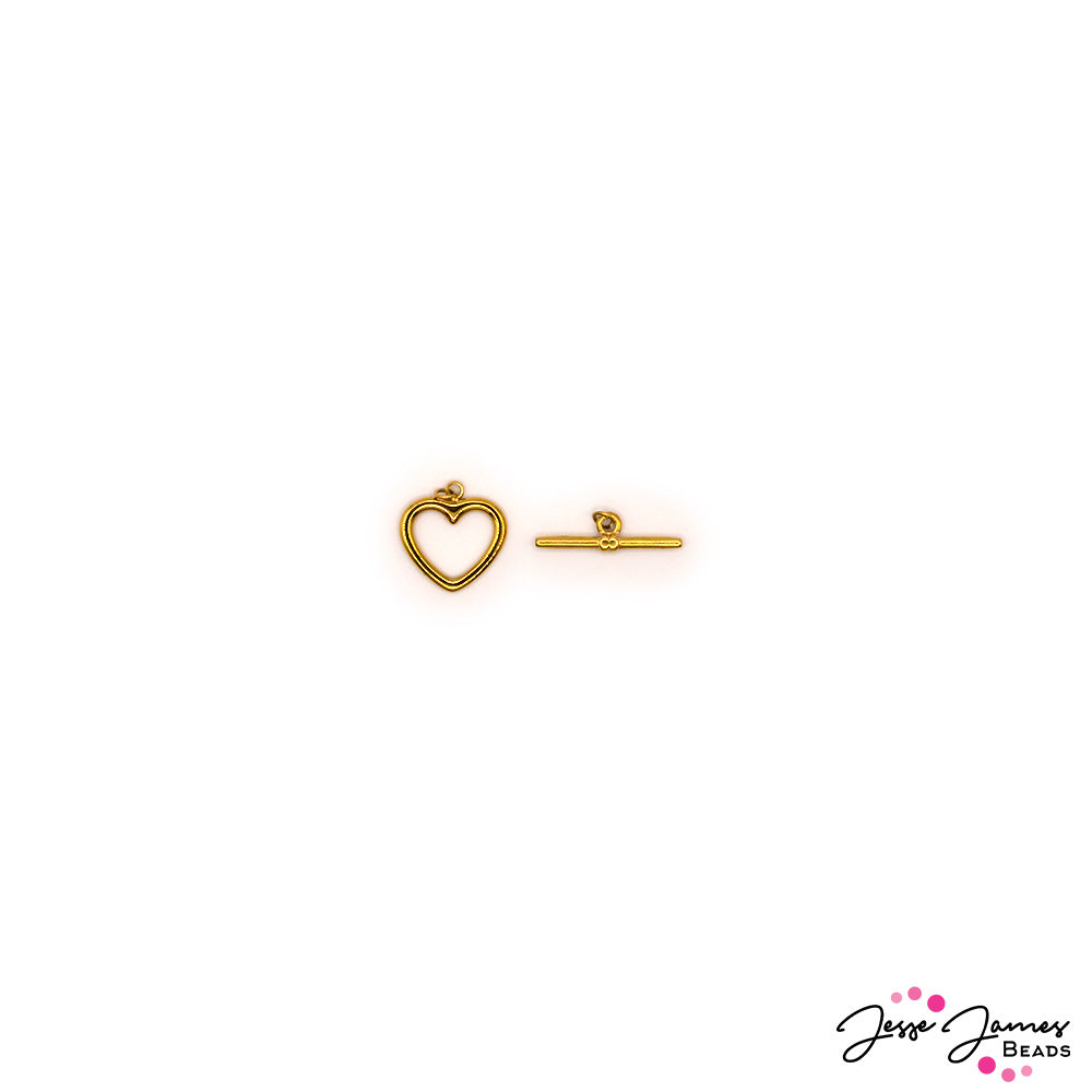 Heart of Gold Toggle Clasp