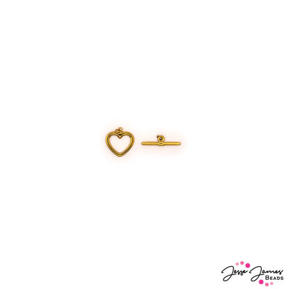 Heart of Gold Toggle Clasp