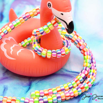 Heishi Bead Strand in Rad Rainbow