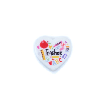 Teacher Appreciation Silicone Focal Bead