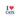 I Love Cats Silicone Focal Bead