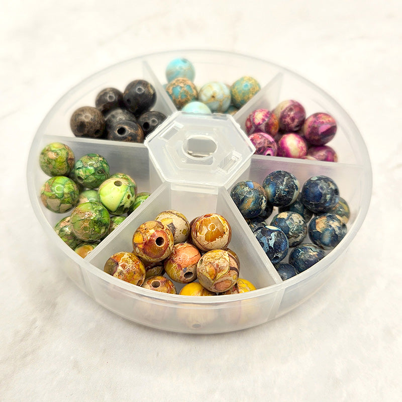 Jesper Color Natural Dyed Regalite Jasper 6-Color Bead Bundle – Jesse James Beads