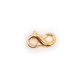 Infinity Gold Lobster Clasp