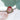 Japanese Tensha Heart Bead in Roses & Wine