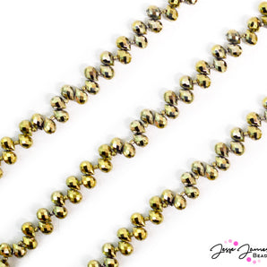 JJB Glass Bead Strand in Golden Grande