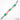 This 7 inch bead strand features faceted glass in pink, light blue, and teal colors. Includes rose-gold plated caged crystals, spacers, and rhinestone spacers. Largest bead on strand measures 13mm x 12mm x 7mm. Smallest bead measures 7mm x 2mm.