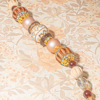 Boho Bead Strand in Coffee House