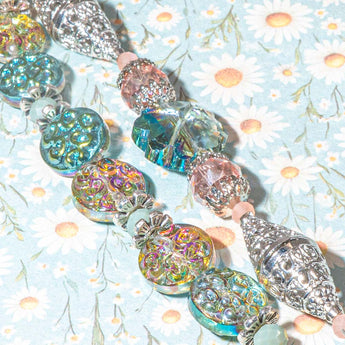 Glass Bead Strand Duo in Lady Luck