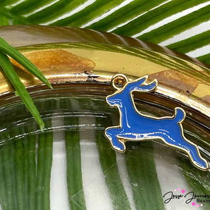 JPhresh Designs Blue Antelope Charm