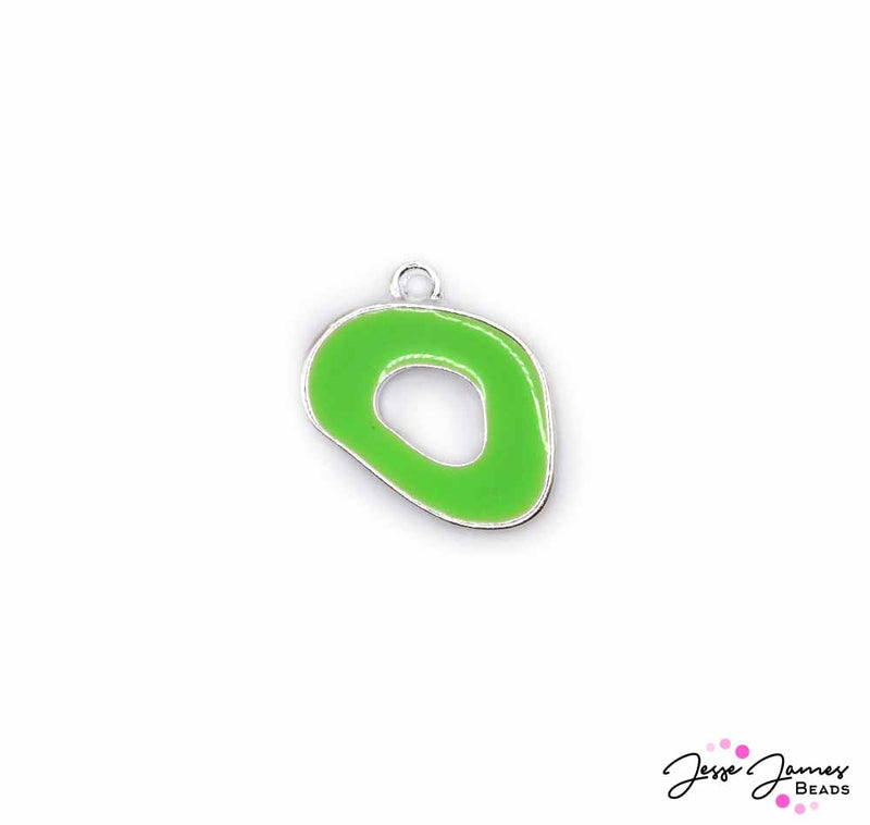 JPhresh Designs Funky Donut Charm in Mint Green