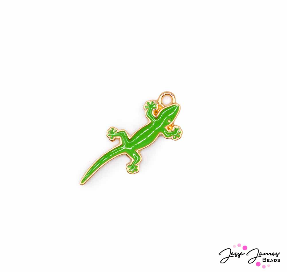 JPhresh Designs Lime Lizard Charm