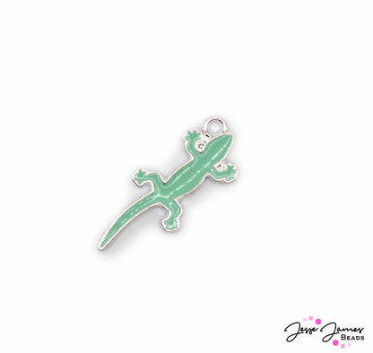 JPhresh Designs Mint Lizard Charm