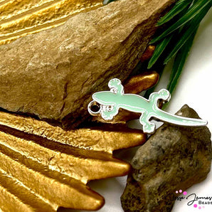 JPhresh Designs Mint Lizard Charm