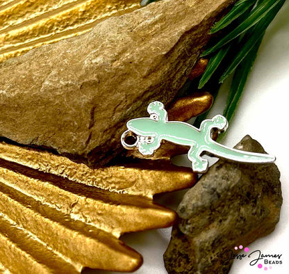 JPhresh Designs Mint Lizard Charm