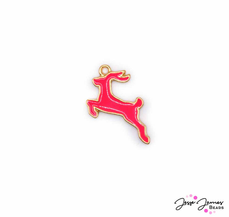 JPhresh Designs Pink Antelope Charm