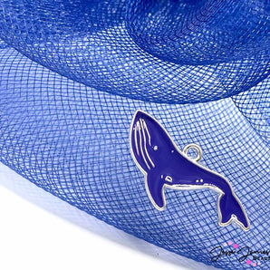 JPhresh Designs Purple Humpback Whale Charm