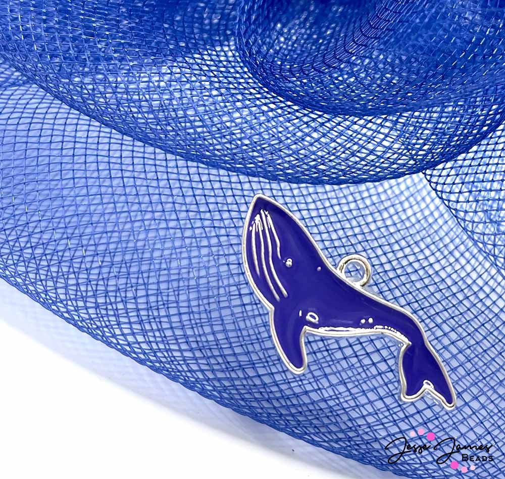 JPhresh Designs Purple Humpback Whale Charm