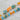 Kitty Cat Bead Strand Duo in Oscar Orange
