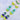 Lampwork glass floral bead strand for jewelry making