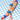 Lampwork Bead Strand Duo in Let Freedom Ring