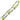 Lampwork Bead Strand Duo in Limearita