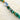 Lampwork Bead Strand in Green Gables