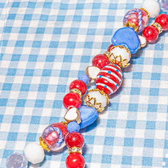 Lampwork Bead Strand Duo in Let The Good Times Roll