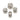 Large Hole Bead Set in Slip Into Silver