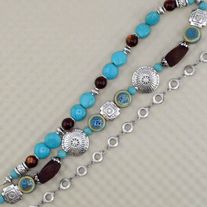 Layer Up Bead Strand Duo & Chain Set in Wild Wild West