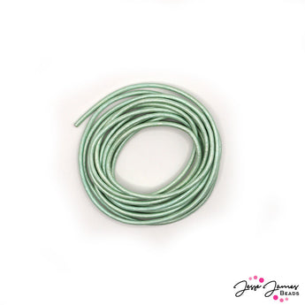 LeatherCord USA 2mm Round in Oasis Turquoise