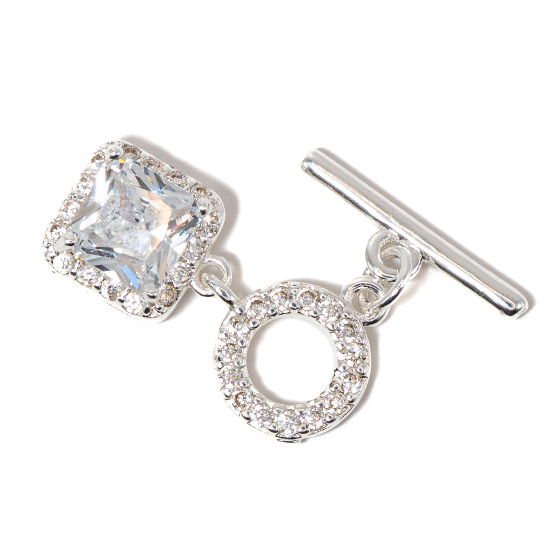Leave A Little Sparkle Rhinestone Toggle Clasp