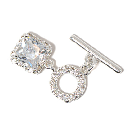 Leave A Little Sparkle Rhinestone Toggle Clasp