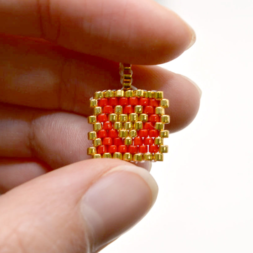 Ready Player One Heart Seed Bead Charm