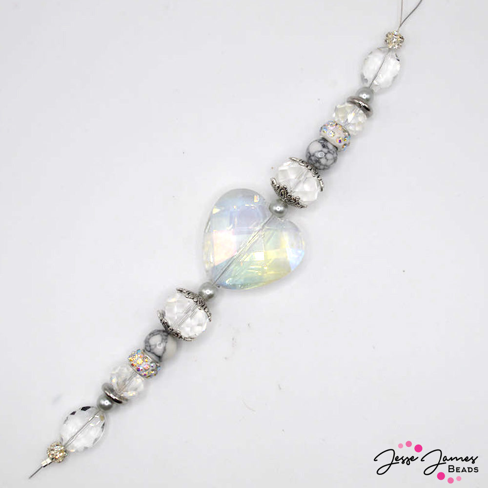 Bead Strand in Crystal Love Song