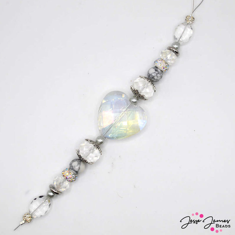 Bead Strand in Crystal Love Song