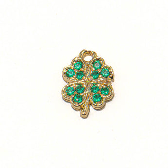 Lucky Four-Leaf Clover Charm