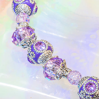 Boho Bead Strand in Lunar Lilac