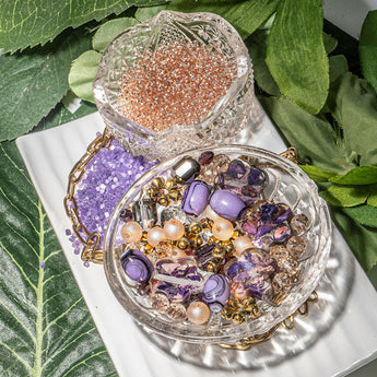 Lush Garden Bead Bundle in Very Berry Purple
