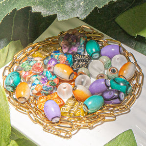 Lush Garden Bead Bundle in Vibrant Wild Flora