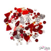 Mini Bead Mix in Bing Cherry