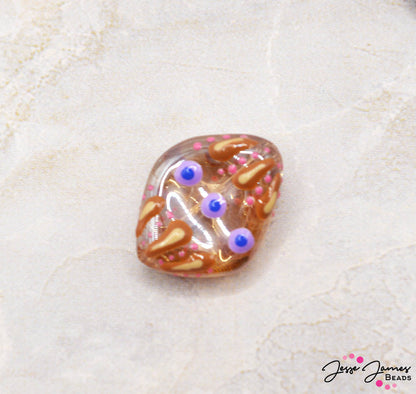 Mercury Rising Glass Focal Bead