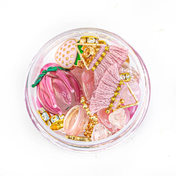 Micro Mini Bead Mix in Pink Party