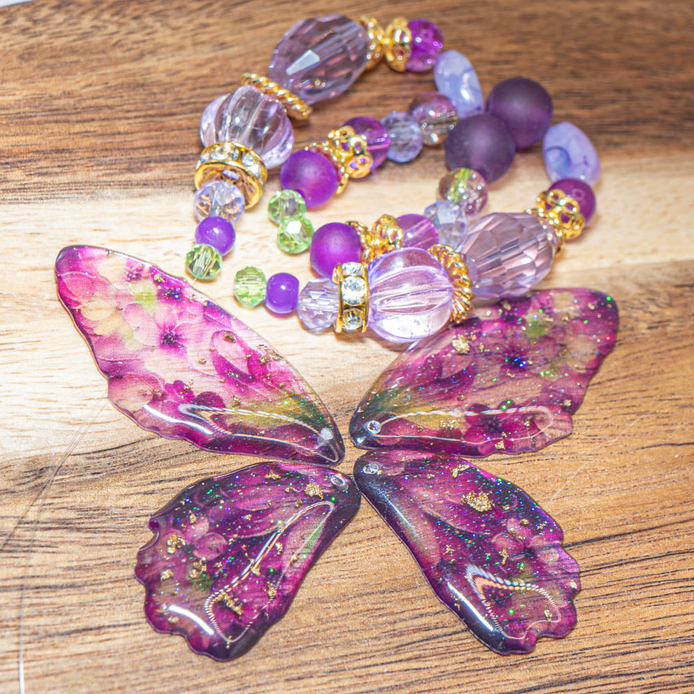 Mini Bead Mix in Butterfly Bush