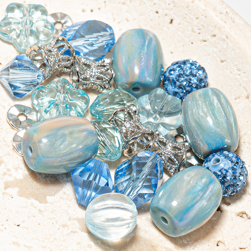 Mini Bead Mix in River Stepping Stones