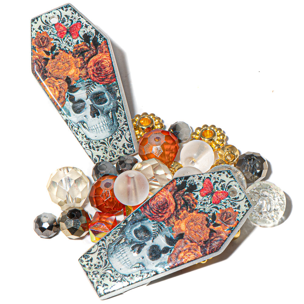 Mini Bead Mix in Skull Garden