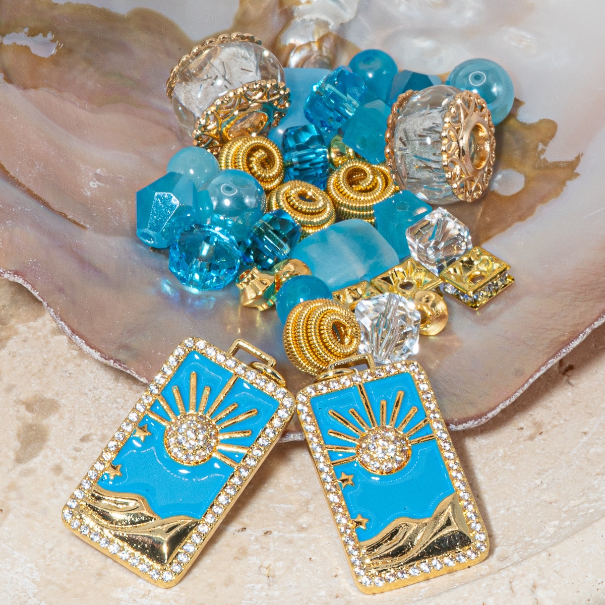 Mini Bead Mix in Rising Sun Tarot