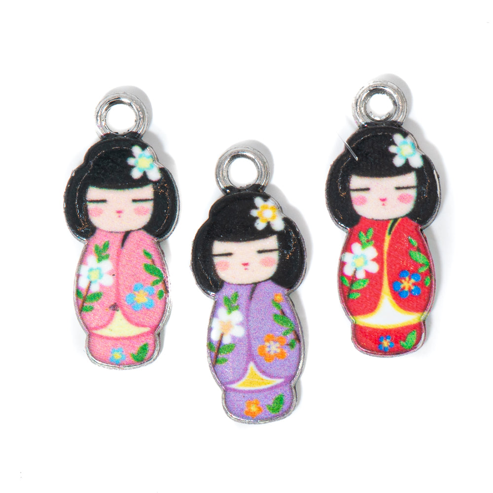 Mini Charm Set in Geisha 